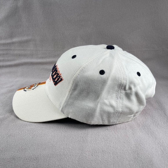 Super Bowl XXXV Hat Mens OS White Wool Baltimore Ravens NY Giants‎ Y2k - Picture 2 of 12